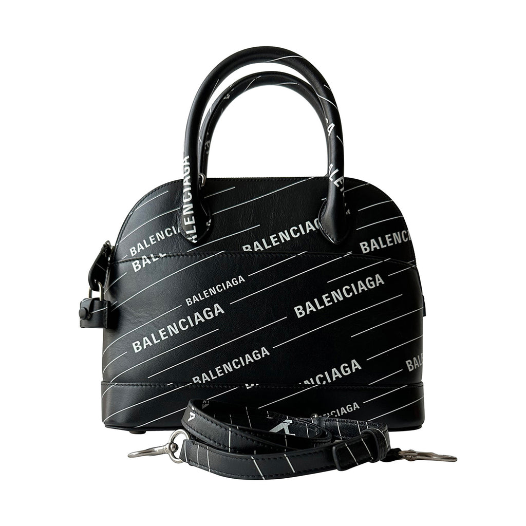 Balenciaga Ville Small Logo Top Handle Bag