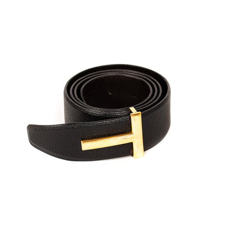 Gucci Shield Metal Leather Belt