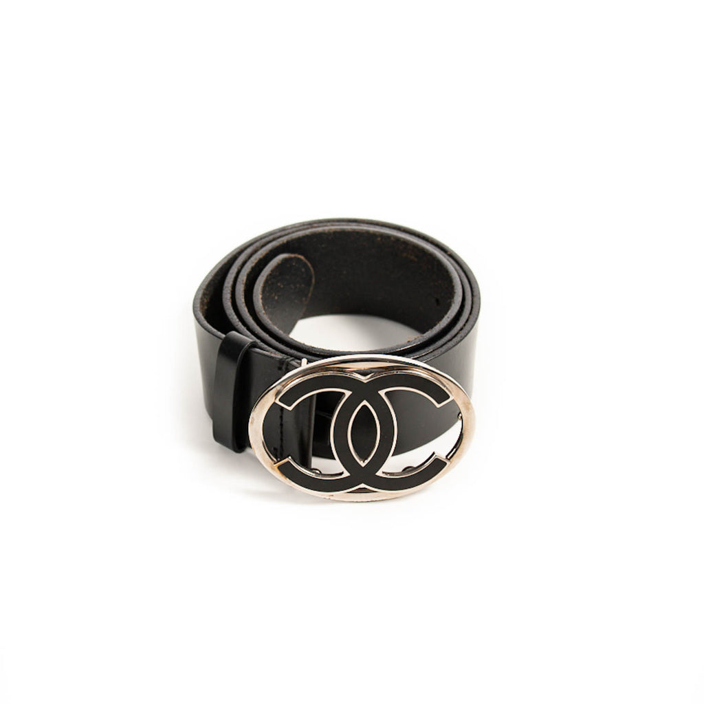 Chanel CC Leather Belt
