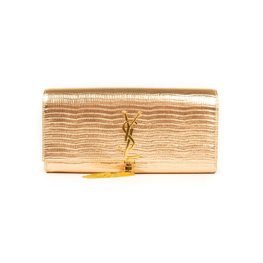 Saint Laurent Monogram Kate Tassel Clutch