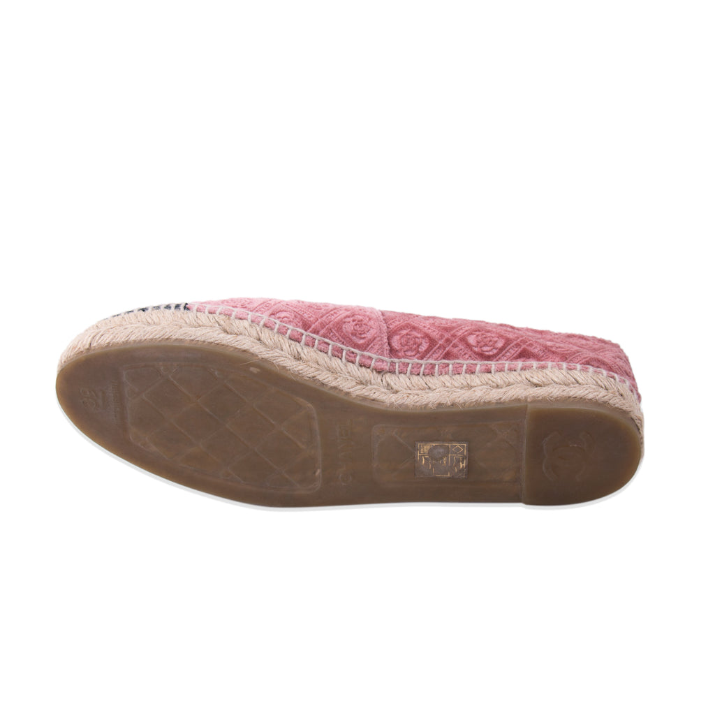 Chanel Velvet CC Espadrilles Shoes Chanel - Shop authentic new pre-owned designer brands online at Re-Vogue