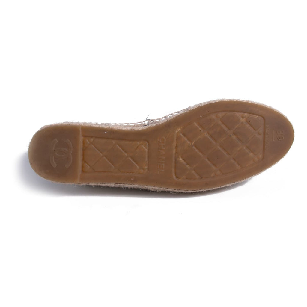 Chanel Glazed Leather CC Espadrilles Shoes Chanel - Shop authentic new pre-owned designer brands online at Re-Vogue