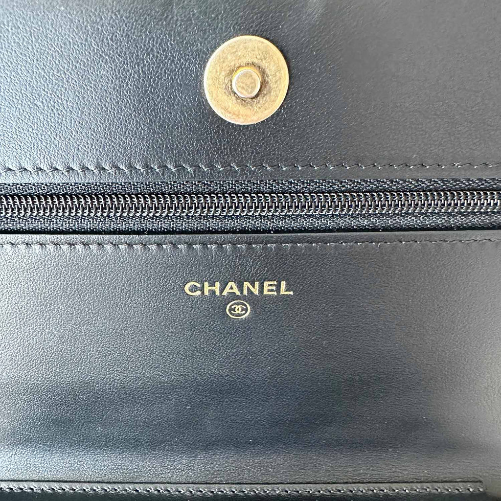 Chanel Quilted Wallet on Chain Boy Bag