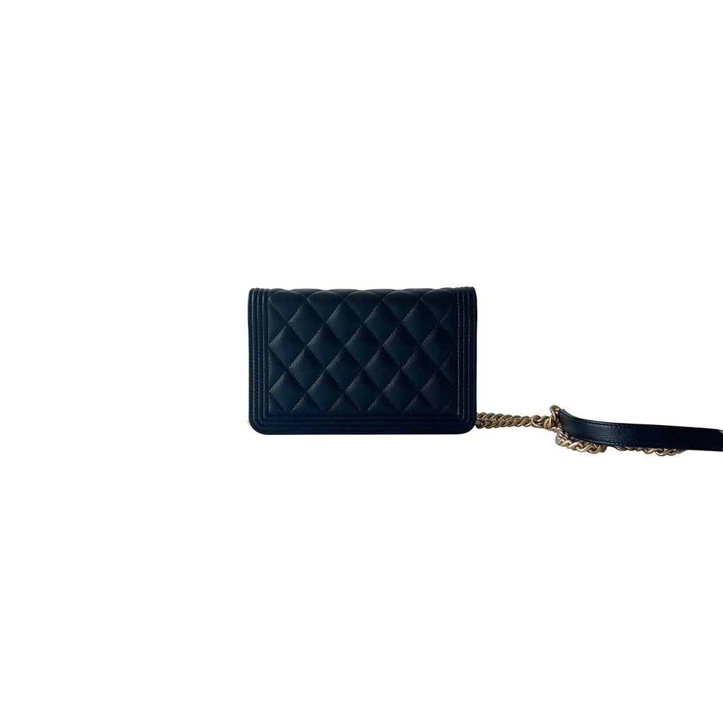 Chanel Quilted Wallet on Chain Boy Bag