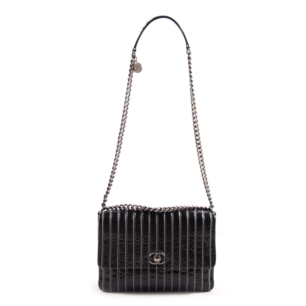 Chanel Vertical Single Flap Bag