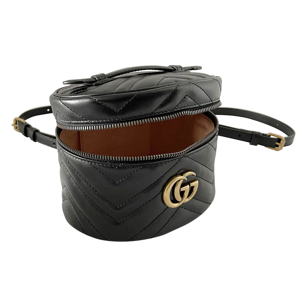 Gucci GG Marmont Matelassé Round Backpack