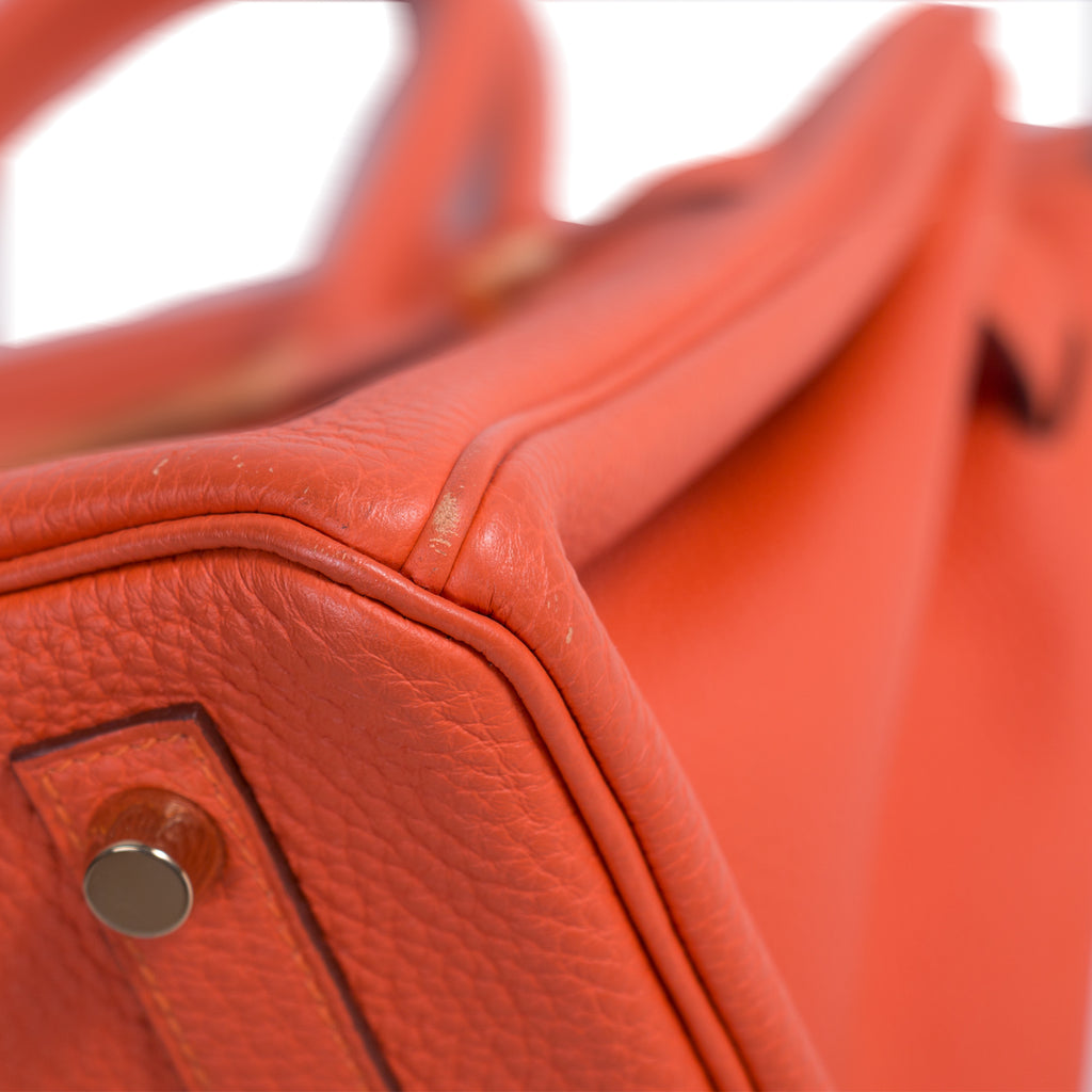 Hermès Birkin 30 Orange Togo Leather Bags Hermès - Shop authentic new pre-owned designer brands online at Re-Vogue