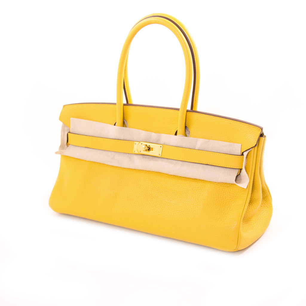 Hermès JPG Birkin 42 Shoulder Jaune Clemence Bags Hermès - Shop authentic new pre-owned designer brands online at Re-Vogue