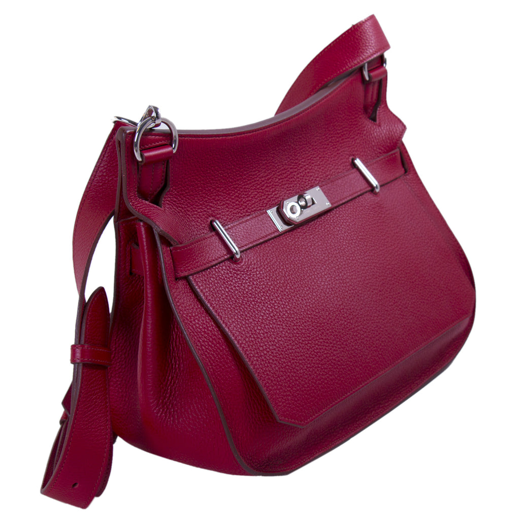 Hermès Jypsière 34 Ruby Red Clemence Bags Hermès - Shop authentic new pre-owned designer brands online at Re-Vogue