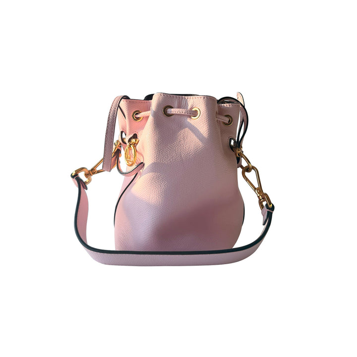 Fendi Mon Tresor Leather Bucket Bag - revogue
