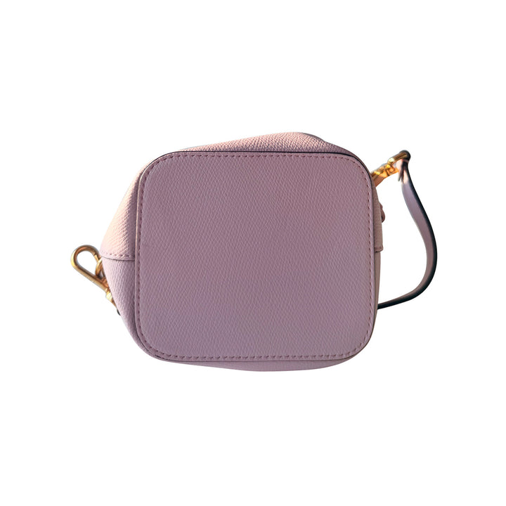 Fendi Mon Tresor Leather Bucket Bag - revogue