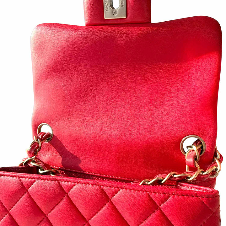 Chanel Mini Square Classic Flap Bag - revogue