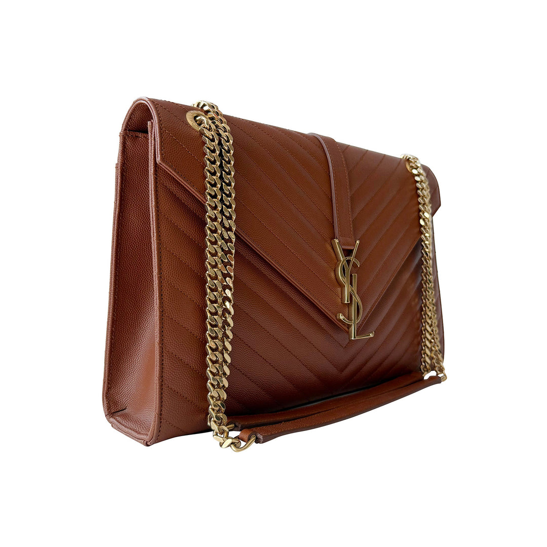 Saint Laurent Monogram Envelope Large Bag