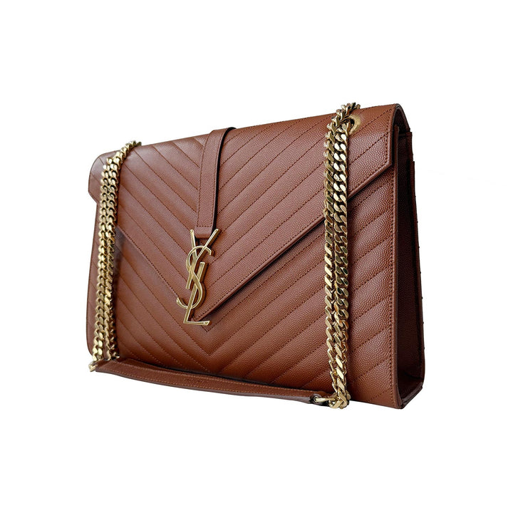 Saint Laurent Monogram Envelope Large Bag