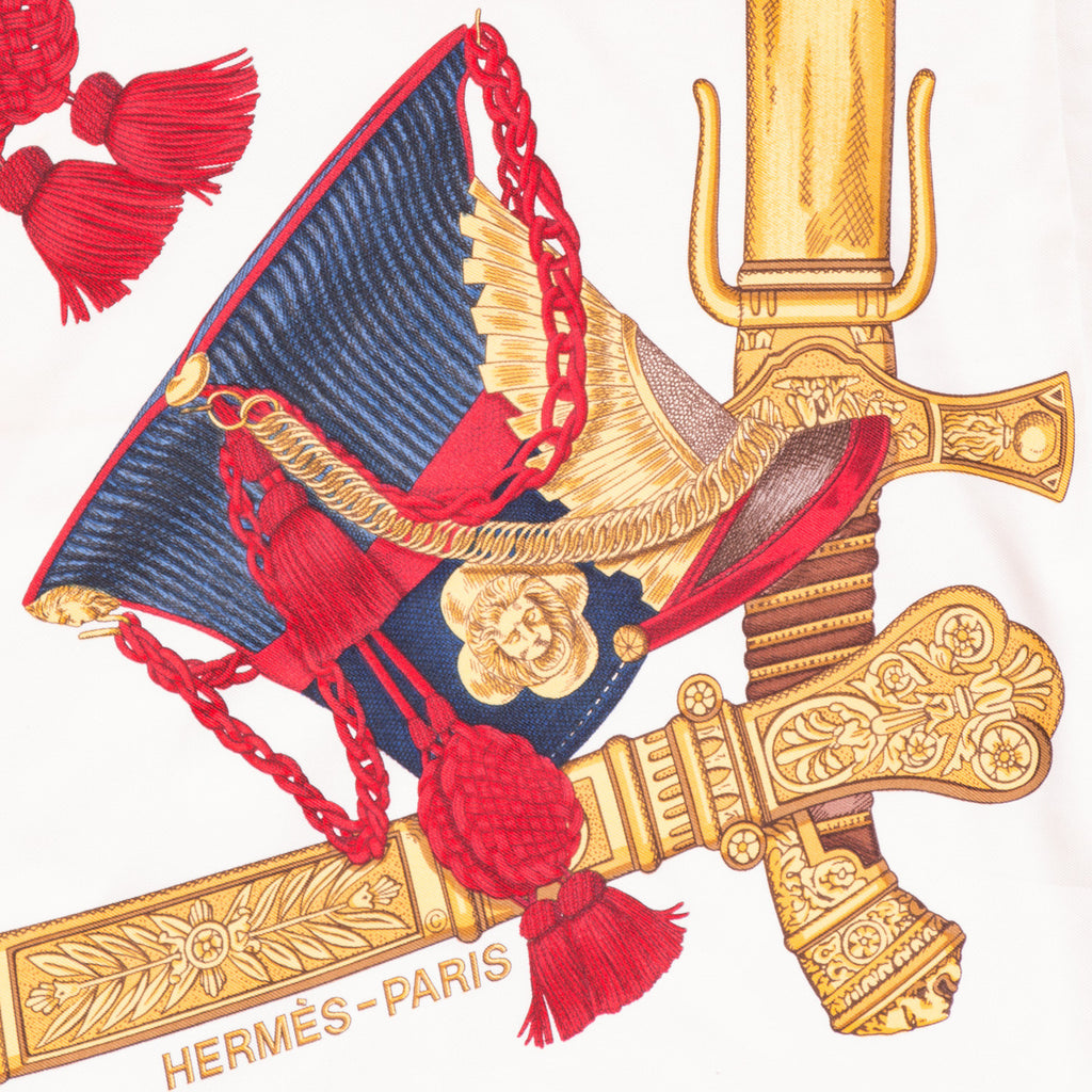 Hermes Printed Silk Scarf - revogue