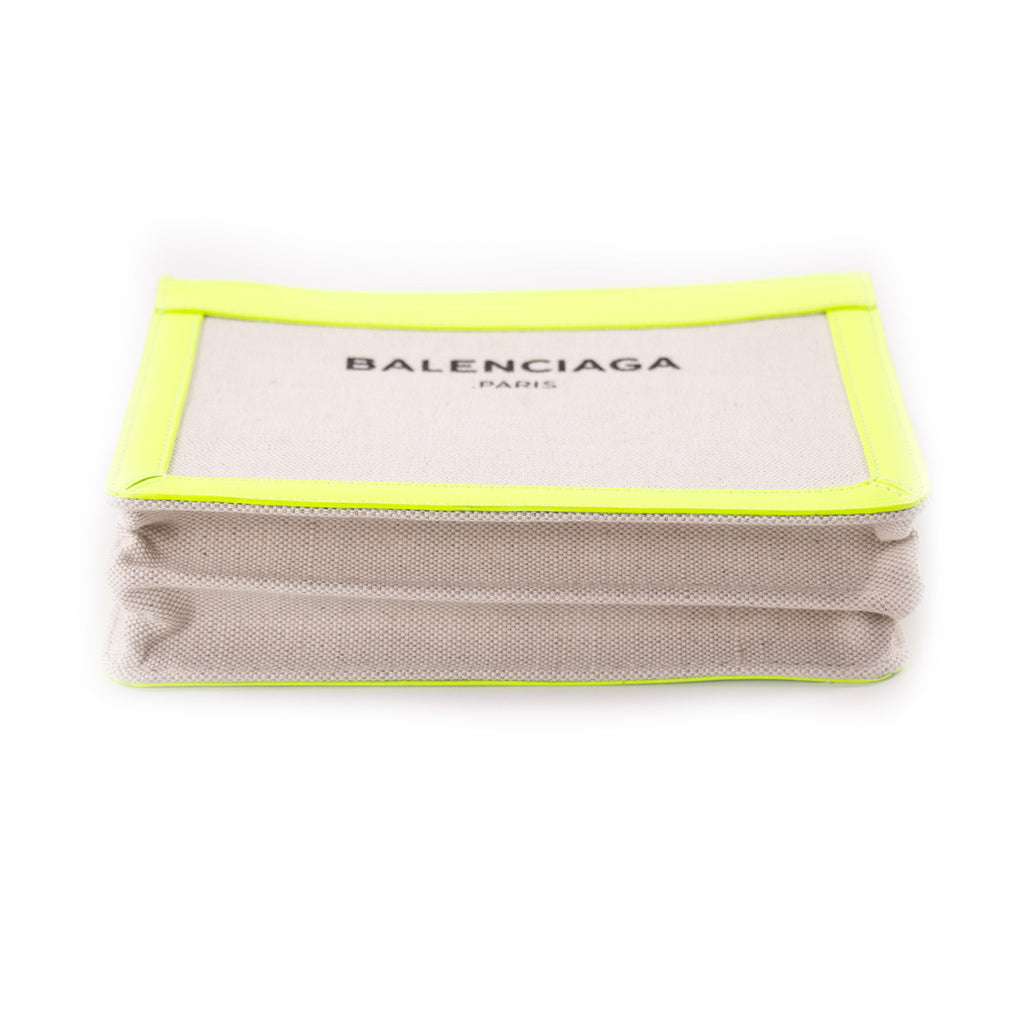 Balenciaga Leather and Canvas Shoulder Bag Bags Balenciaga - Shop authentic new pre-owned designer brands online at Re-Vogue