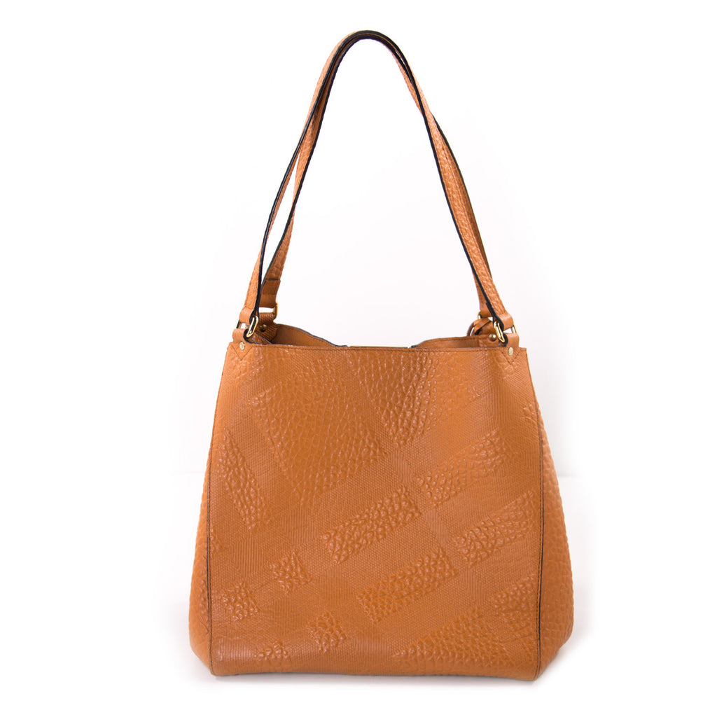 Burberry Grain Check Canterbury Tote Bags Burberry - Shop authentic new pre-owned designer brands online at Re-Vogue