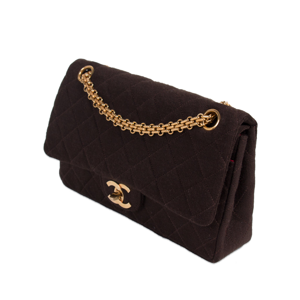 Chanel Vintage Classic Jersey Small Flap Bag Bags Chanel - Shop authentic new pre-owned designer brands online at Re-Vogue