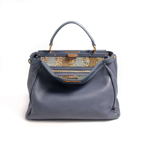 Fendi Pequin Claudia Large Flap