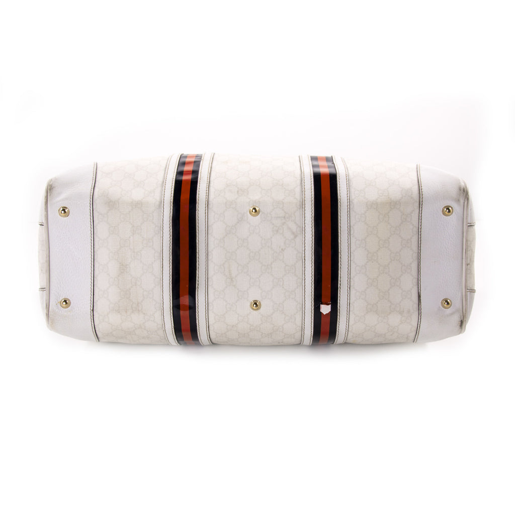 Gucci GG Large Web Duffle Bag Bags Gucci - Shop authentic new pre-owned designer brands online at Re-Vogue