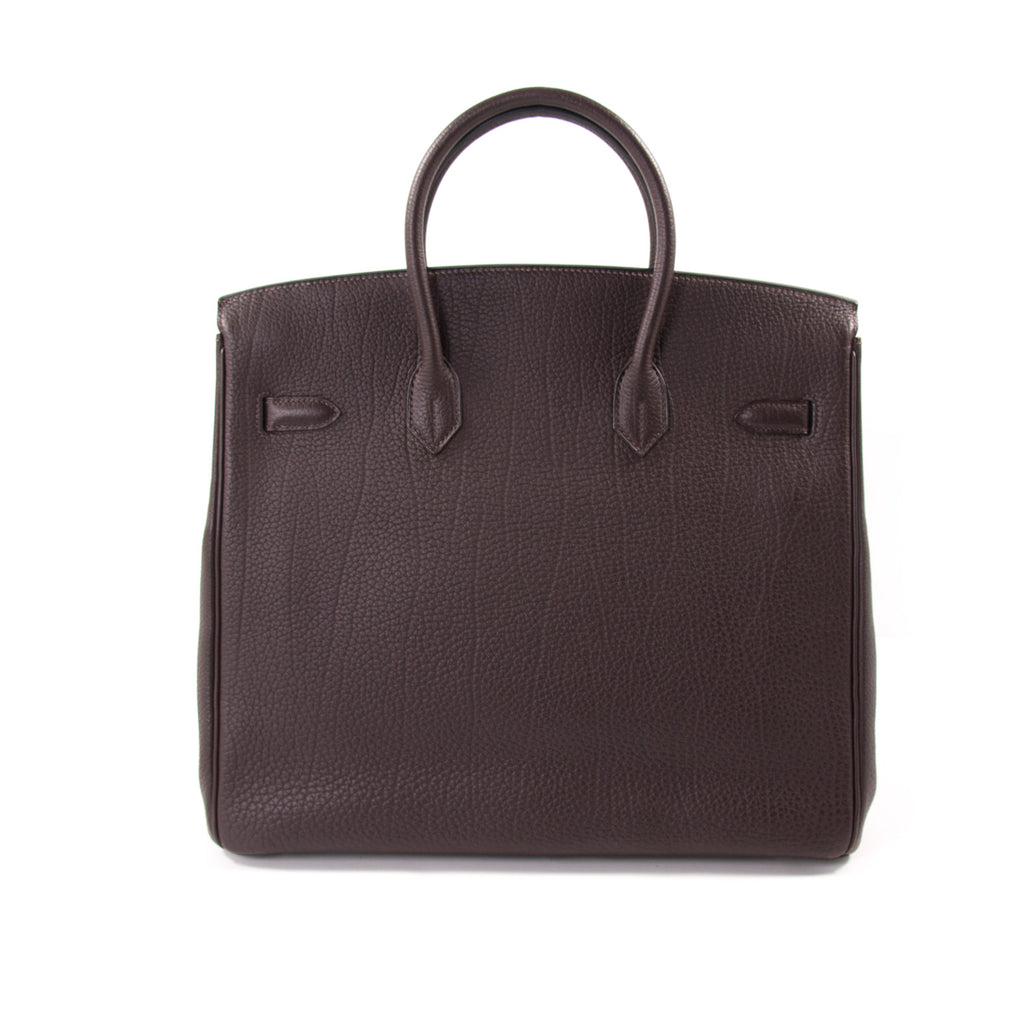 Hermès Birkin 36 HAC Cafe Fjord Leather Bags Hermès - Shop authentic new pre-owned designer brands online at Re-Vogue