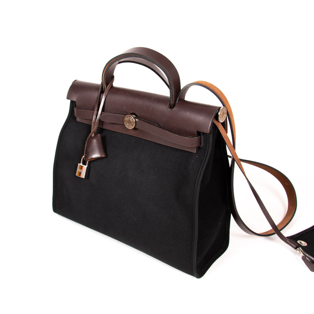 Hermès Herbag Zip 31 Brown Black