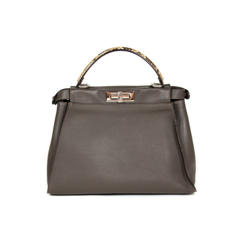 Fendi Pequin Claudia Large Flap