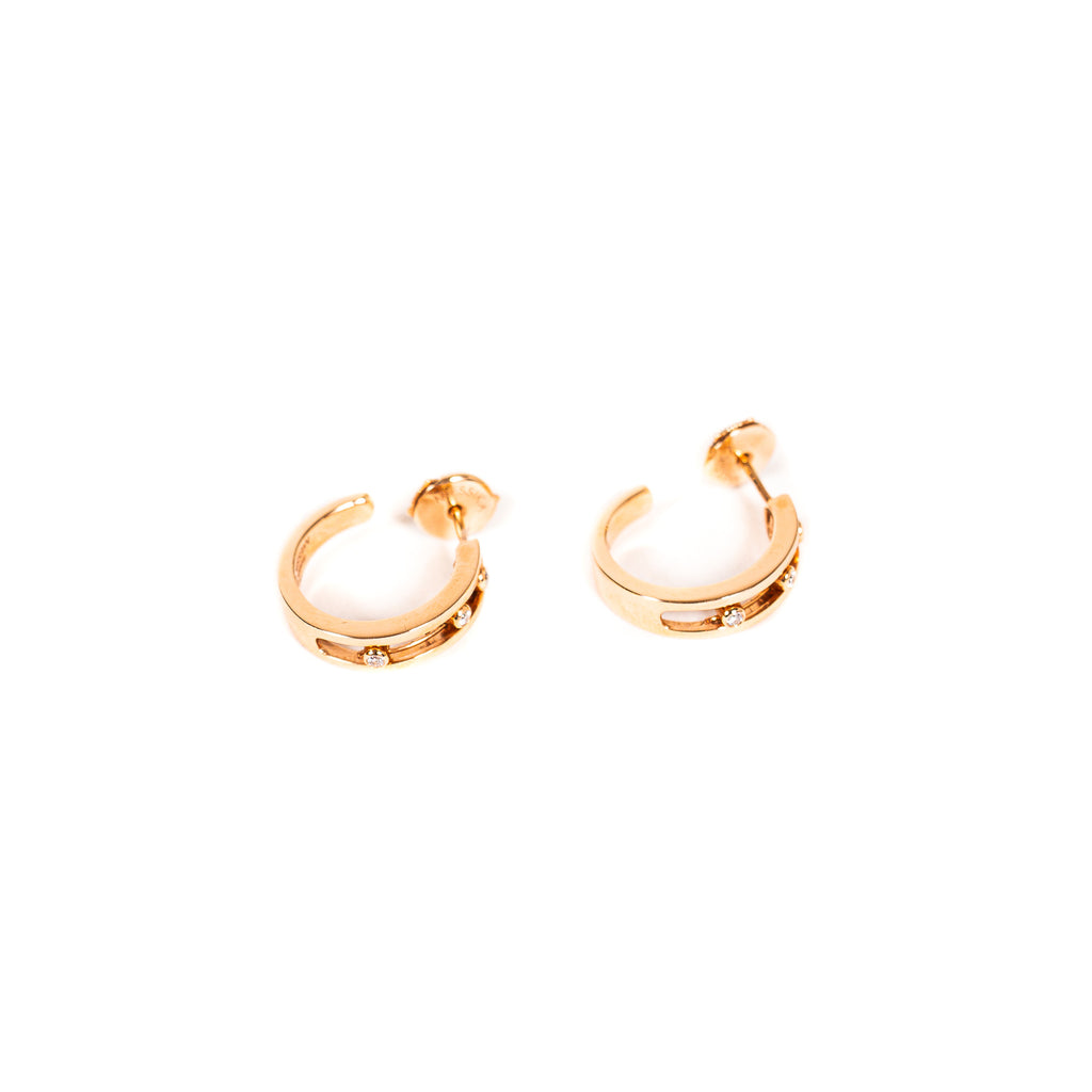 Messika 18K Diamonds Move Hoop Earrings