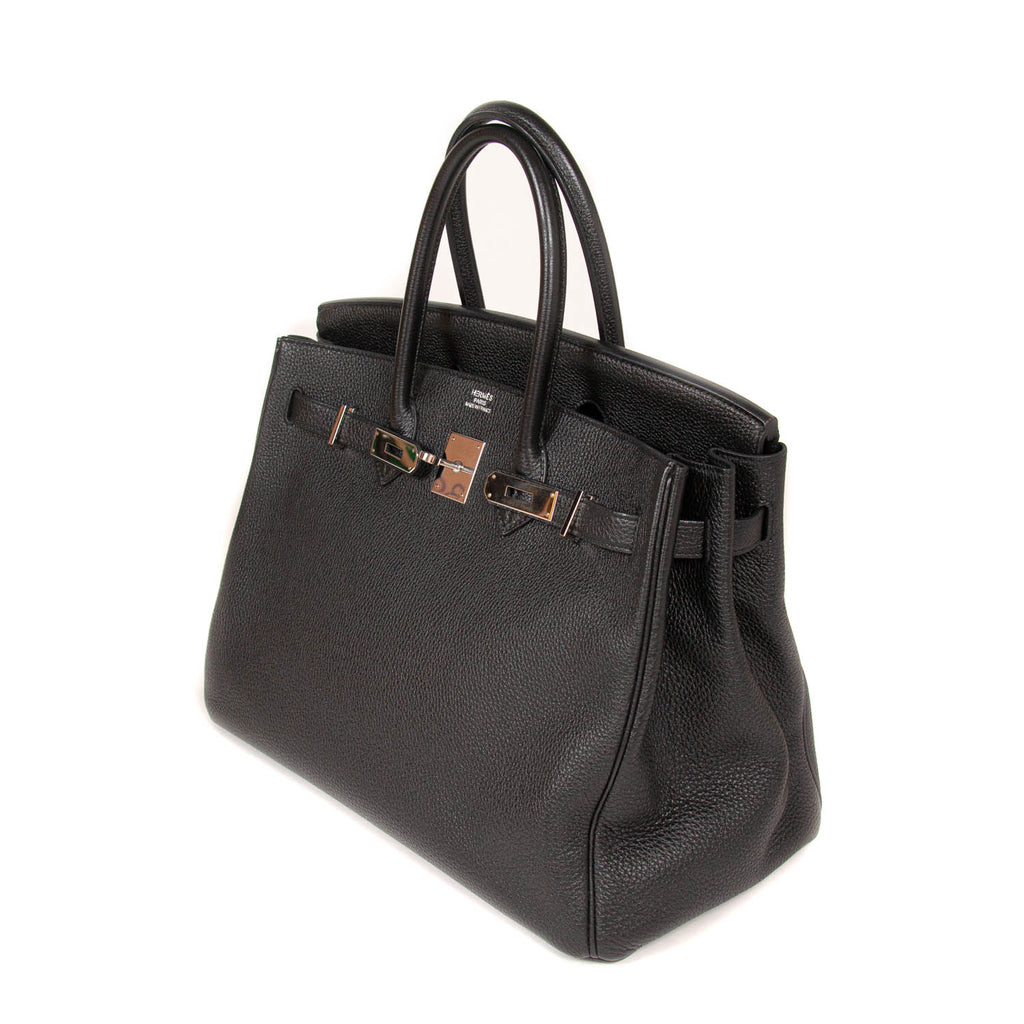 Hermès Birkin 35 Black Togo Leather