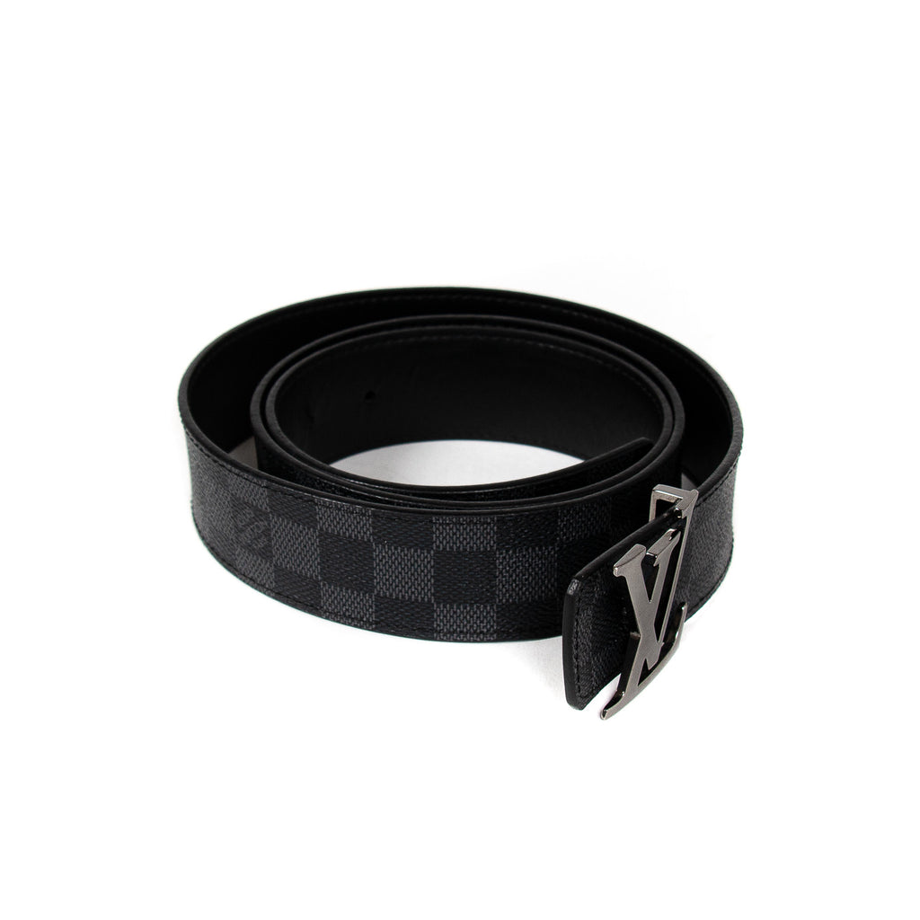 Louis Vuitton Damier Graphite Initiales Belt