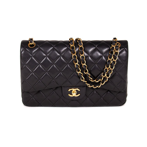 Chanel Vintage Classic Jersey Small Flap Bag