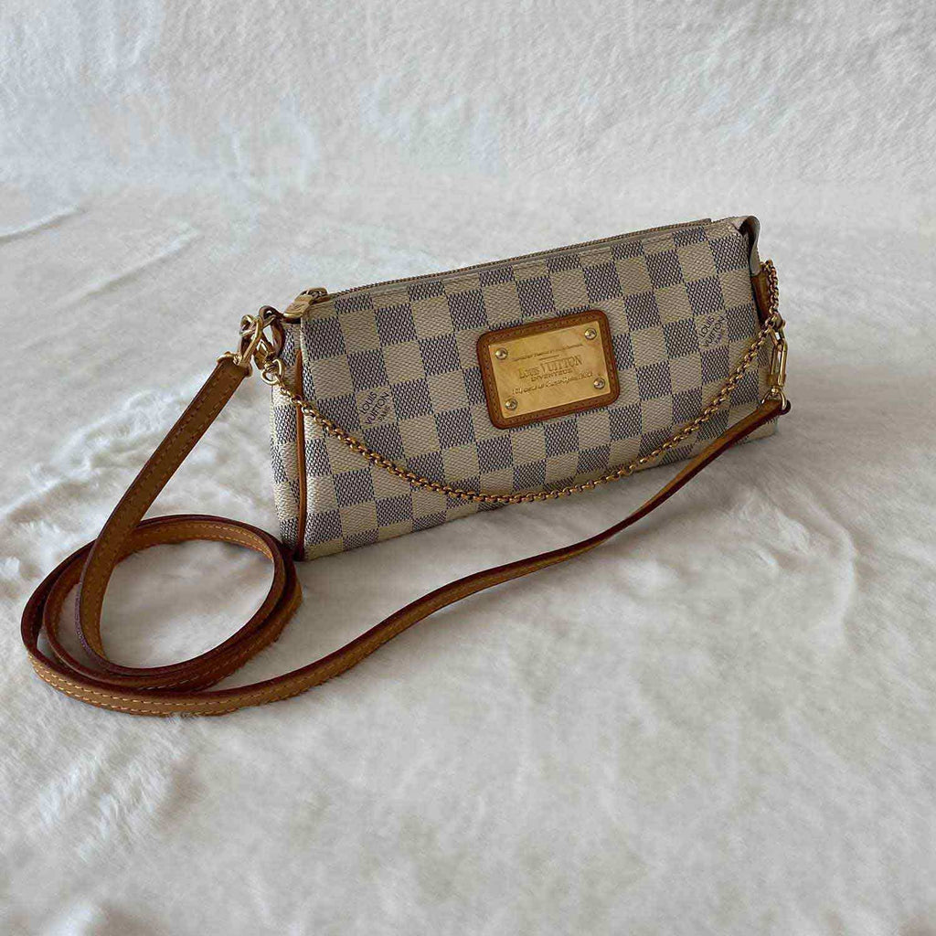 Louis Vuitton Damier Azur Eva Clutch