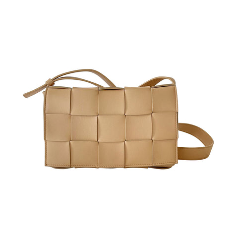 Bottega Veneta Intrecciato-Trimmed Shoulder Bag