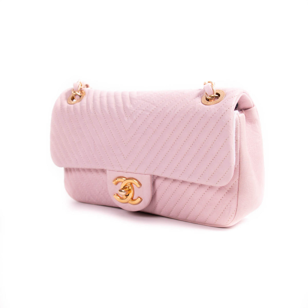 Chanel Small Classic Chevron Flap Bag Bags Chanel - Shop authentic new pre-owned designer brands online at Re-Vogue