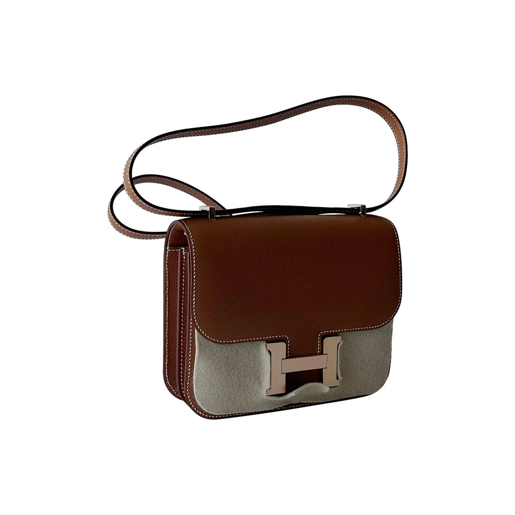 Hermès Constance III 18 Mini Gold Epsom 2023