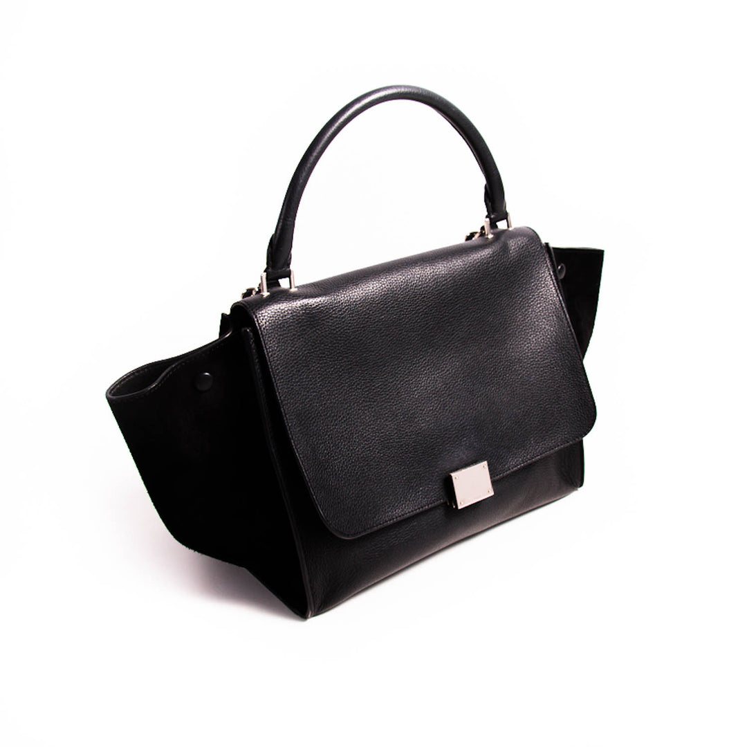 Celine Black Medium Trapeze Bag Bags Celine - Shop authentic new pre-owned designer brands online at Re-Vogue