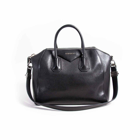 Givenchy Black Goatskin Leather Small Pandora Bag