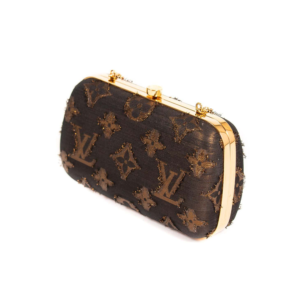 Louis Vuitton Embroidery Satin Clutch Bags Louis Vuitton - Shop authentic new pre-owned designer brands online at Re-Vogue