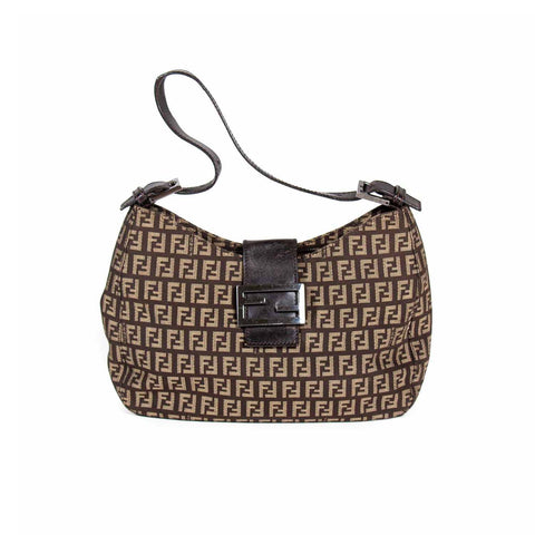 Fendi Mini Leather Baguette Shoulder Bag