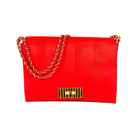 Fendi Mini Leather Baguette Shoulder Bag