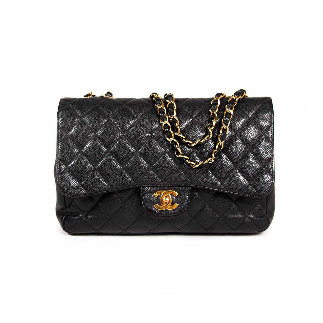 Chanel Classic Jumbo Single Flap Bag Bags Chanel - Shop authentic new pre-owned designer brands online at Re-Vogue