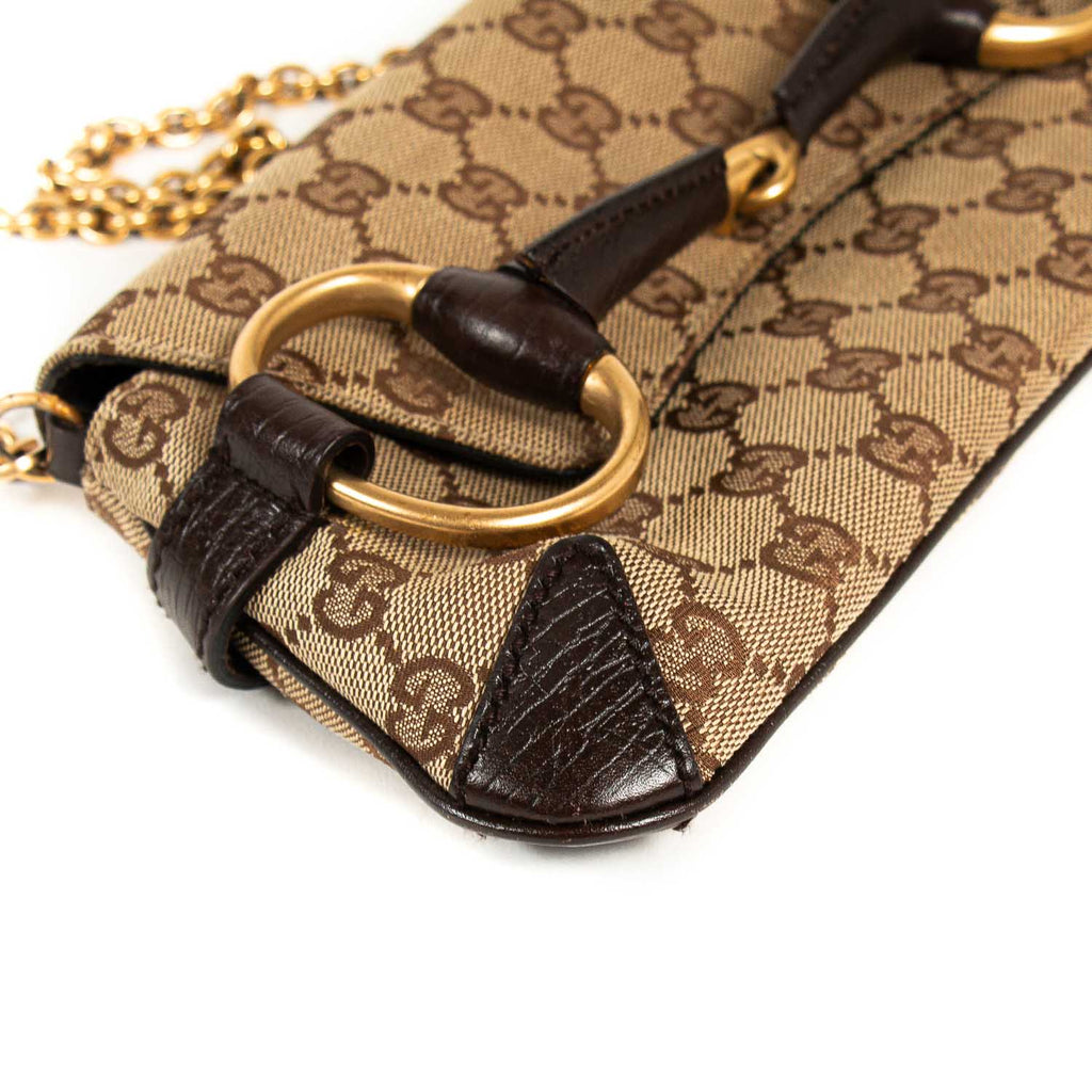 Gucci GG Canvas Horsebit Clutch Bags Gucci - Shop authentic new pre-owned designer brands online at Re-Vogue