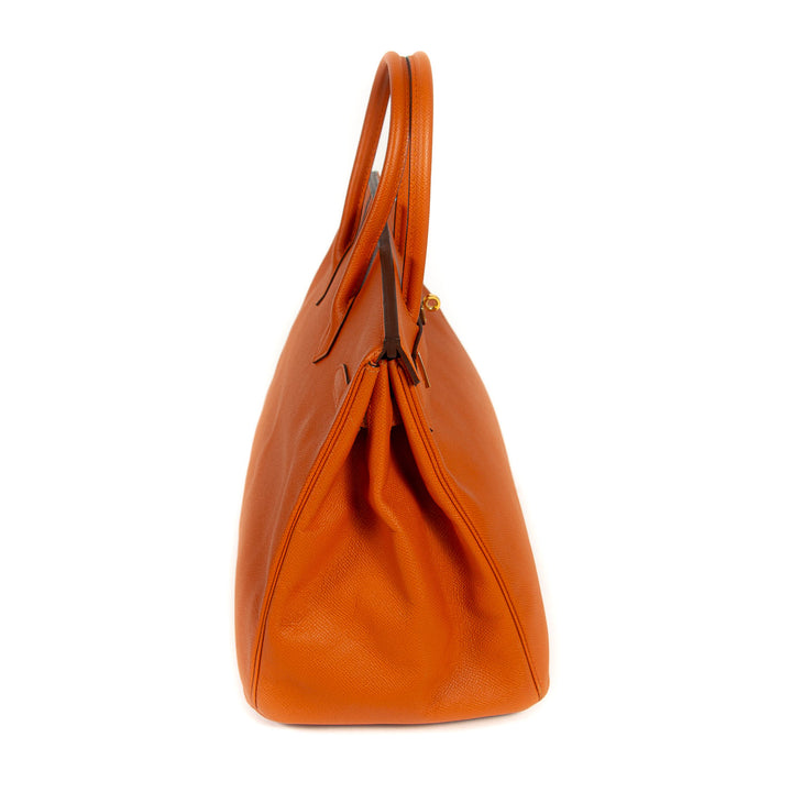 Hermès Birkin 35 Feu D'Orange Epsom Bags Hermès - Shop authentic new pre-owned designer brands online at Re-Vogue