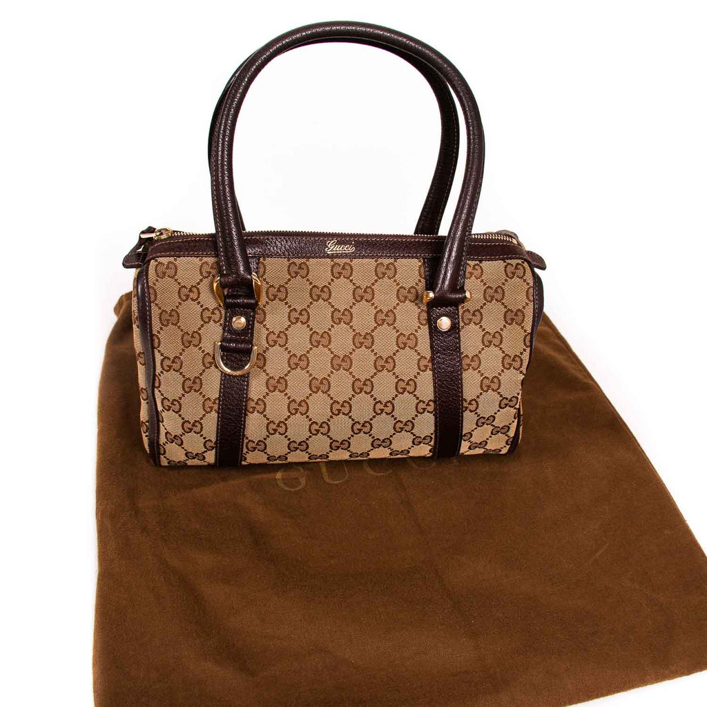 Gucci GG Canvas Boston Bag Bags Gucci - Shop authentic new pre-owned designer brands online at Re-Vogue