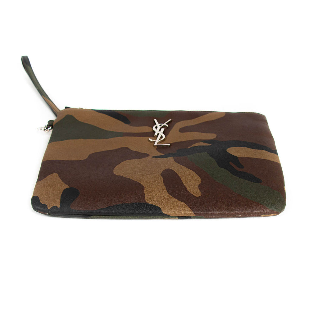 Saint Laurent Camouflage Pouch