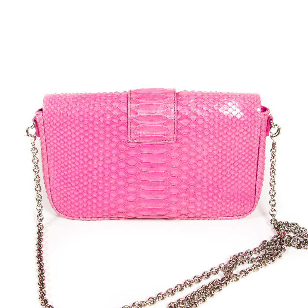 Christian Dior Miss Dior Python Flap Bag