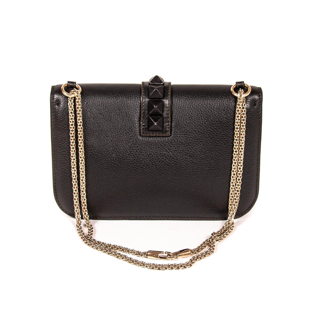 Valentino Rockstud Medium Glam Lock Flap Bag