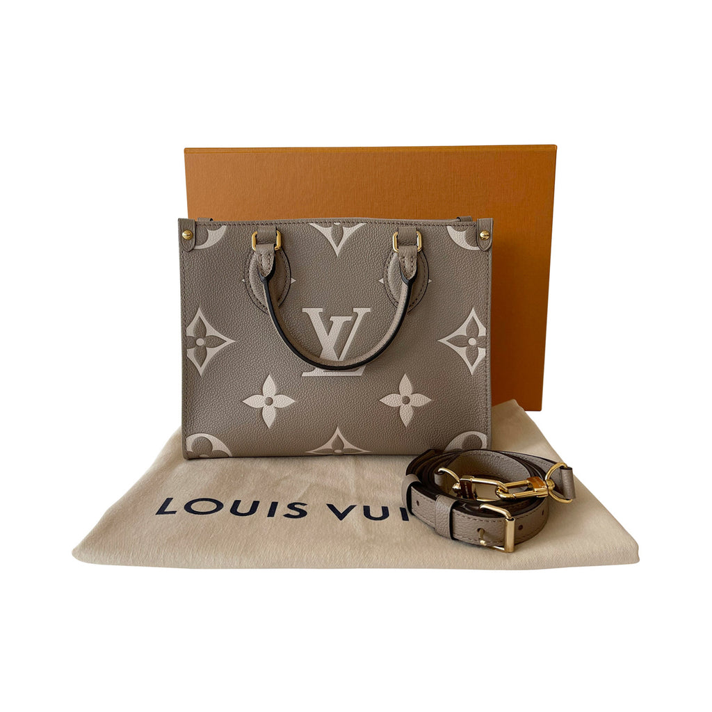 Louis Vuitton Onthego PM Monogram Empreinte Tote Bag