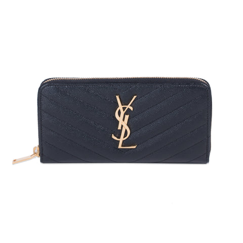 Saint Laurent Black Monogram Card Holder