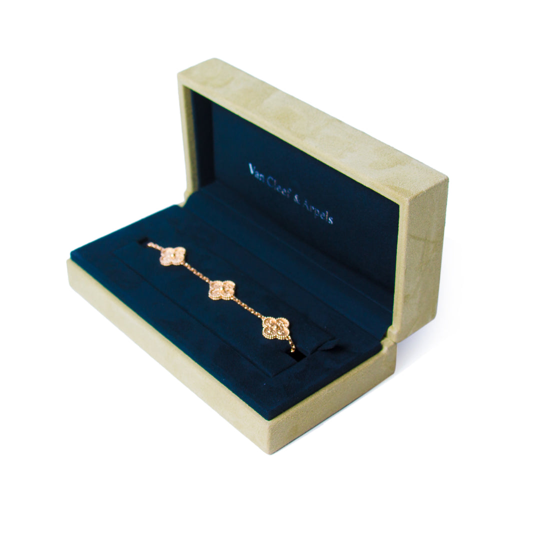 Van Cleef & Arpels Alhambra 5 Motifs Bracelet Accessories Van Cleef & Arpels - Shop authentic new pre-owned designer brands online at Re-Vogue